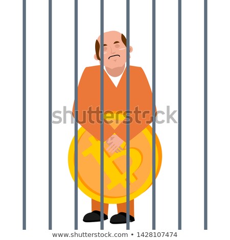 [[stock_photo]]: Businessman And Bitcoin Not A Legal Crime Cryptocurrency Crim