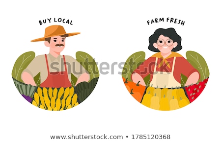 Foto stock: Support Local Market Stand