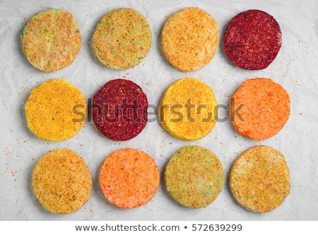 Stock fotó: Preparation Of Vegan Burger