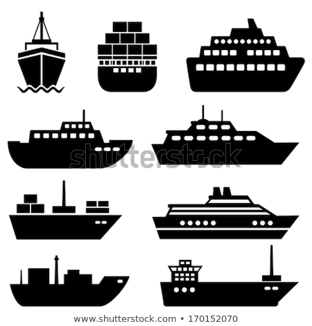 Cruise Liner Icon Foto stock © SoleilC