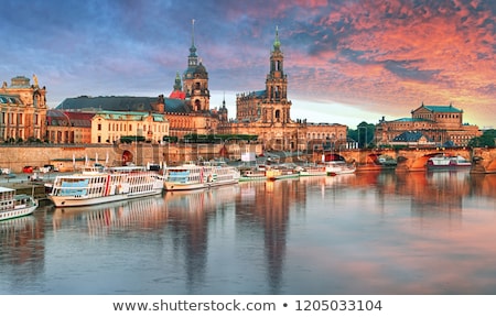 [[stock_photo]]: Dresden Cathedral At Night Germany