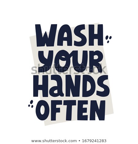 ストックフォト: Covid 19 Prevention Infographic Template - Wash Your Hands Poster