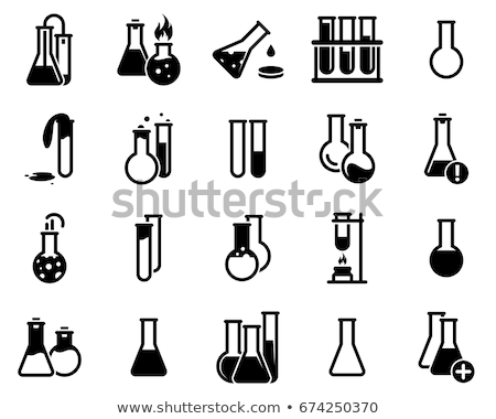Stok fotoğraf: Collection Of Medical Themed Icons And Warning Signs