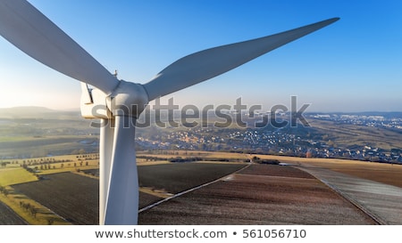 Stock photo: Wind Turbine In A Windfarm