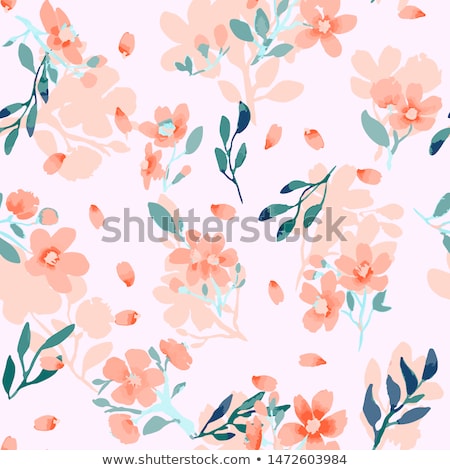 ストックフォト: Floral Seamless Pattern