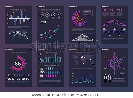 Stockfoto: Infographic Template For Statistic Data Visualization