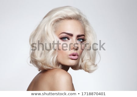 Foto stock: Model With Fancy Eyelashes