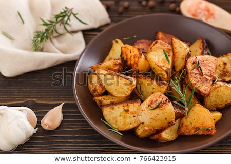 Stockfoto: Rustic Rosemary Roasted Potato