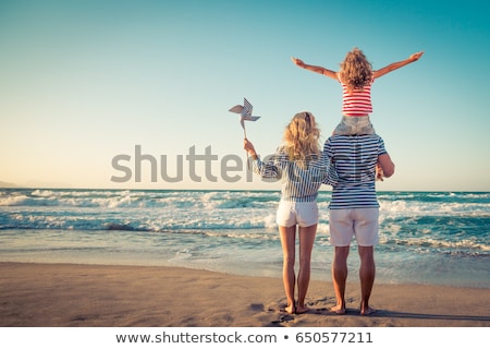Stok fotoğraf: A Family On Summer Holiday