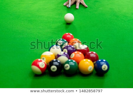 Stok fotoğraf: Playing Snooker