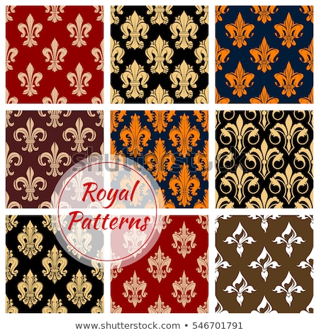 Zdjęcia stock: Vintage Baroque Victorian Pattern Set Vector Floral Ornament De