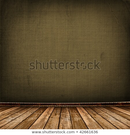 Stok fotoğraf: Old Room With Old Wooden Walls And Former Beauty