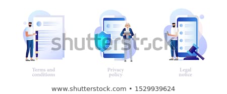 Foto stock: General Data Protection Regulation Vector Concept Metaphor