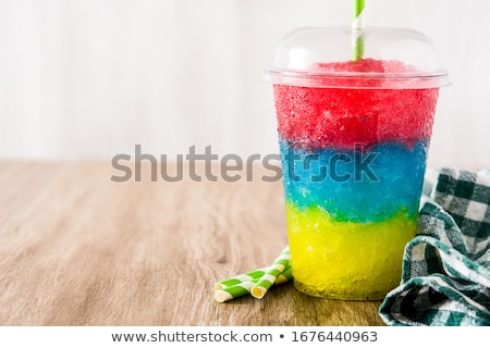 Stock fotó: Colorful Slushy Ice Drinks