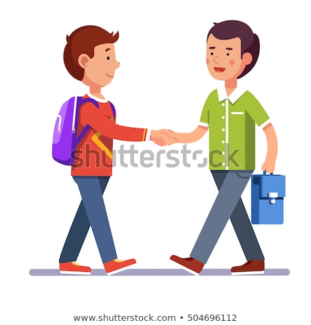 Foto stock: Young Man Putting Out Hand For Shaking