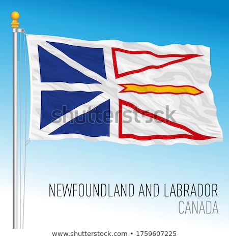 Foto stock: Newfoundland Flag Canada