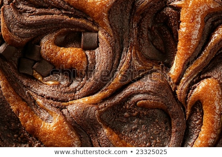 Ciasto Czekoladowe Upraw Makro Tekstury Złote światło Zdjęcia stock © lunamarina