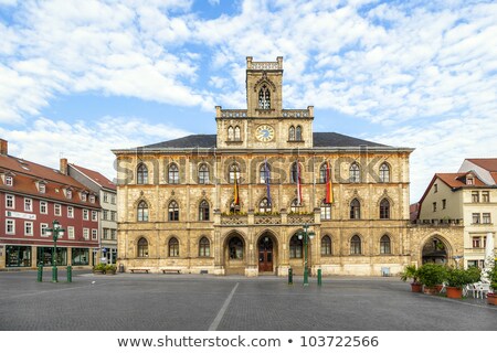 Stock photo: Town Hall Weimar In Germany Unesco World Heritage Site