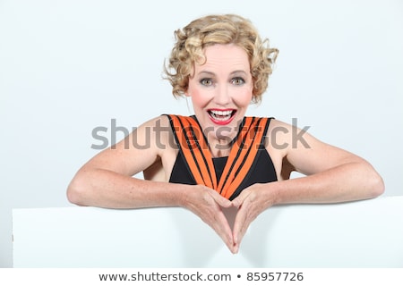 Stock photo: Woman Dressing Up Your Teeth