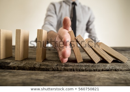 Stockfoto: Businessman With His Hands Up