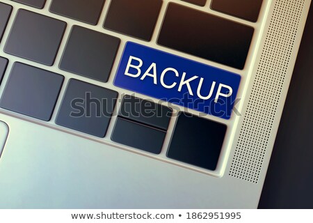 Stock fotó: Key With Message Backup