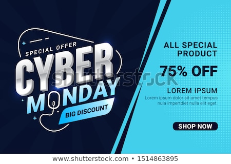 [[stock_photo]]: Cyber Monday Sale Banner Vector Background Template