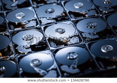 Stok fotoğraf: Computer Hard Drive Closeup