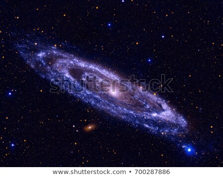 Stock photo: Andromeda Galaxy Is A Nearest Spiral Galaxy To The Milky Way