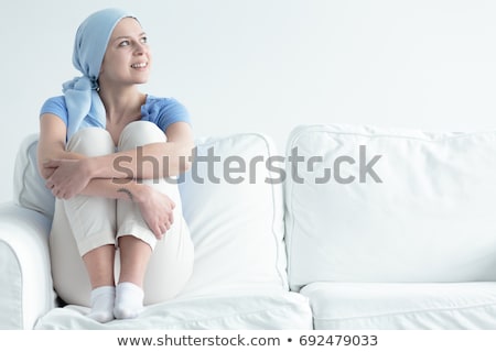 Stock photo: Breast Cancer Woman Holding Her Breast