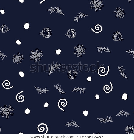 Сток-фото: Elegant Christmas With Snowflakes Branches Eps 8