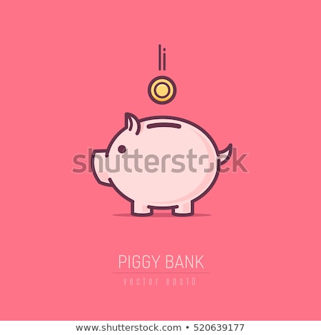 ストックフォト: Pink Piggy Bank