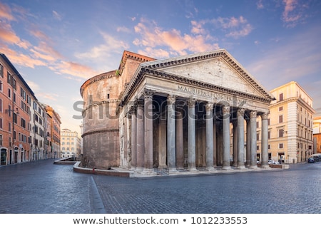 ストックフォト: Pantheon Facade In Rome