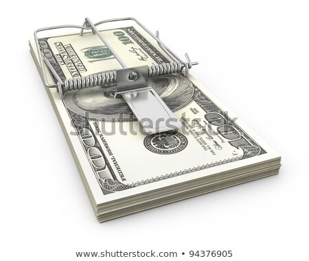 [[stock_photo]]: Mouse Trap Made Of Bundle Of Dollars