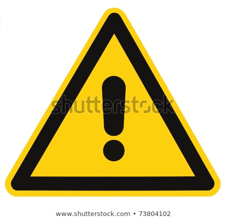 Stock photo: Yellow Triangular Other Warning Sign