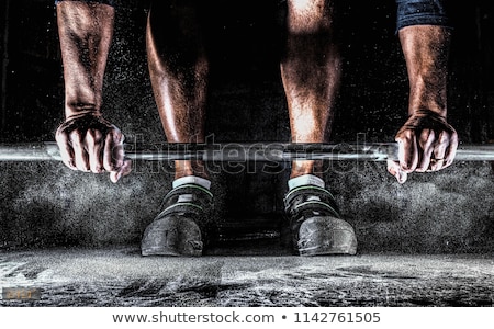 Stock photo: Weightlifting