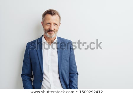 Сток-фото: Successful Businessman On White