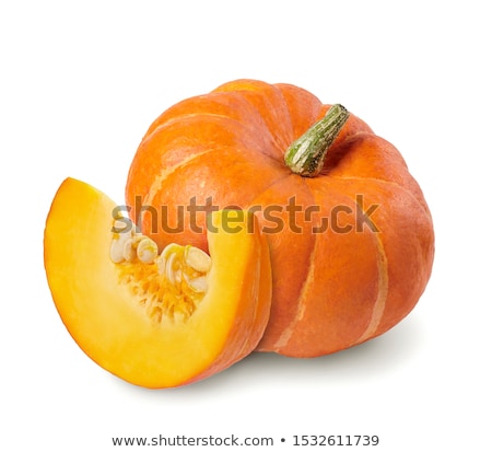 Stock photo: Ripe Pumpkin In A Cut