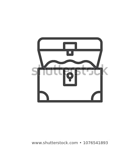 Foto stock: Chest Of Gold Linear Style