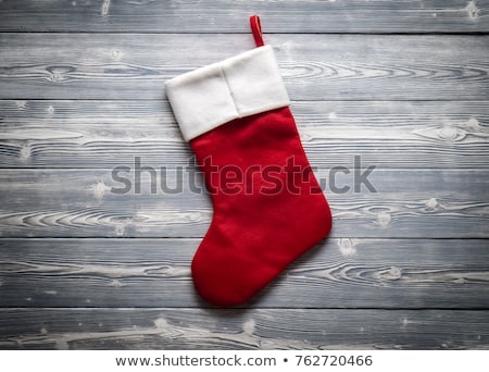 Stockfoto: Santa In Red Sock