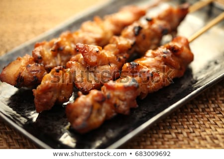 [[stock_photo]]: Traditional Yakitori Chicken