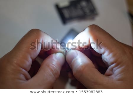 Stok fotoğraf: An Electrician Checking His Voltmeter