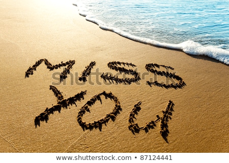 Dramatic Inscription Miss You Stock foto © Dinga