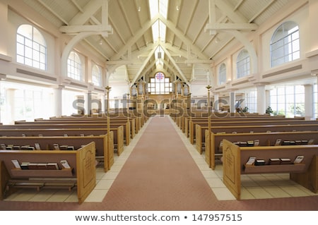 Stock fotó: Modern Church Interior