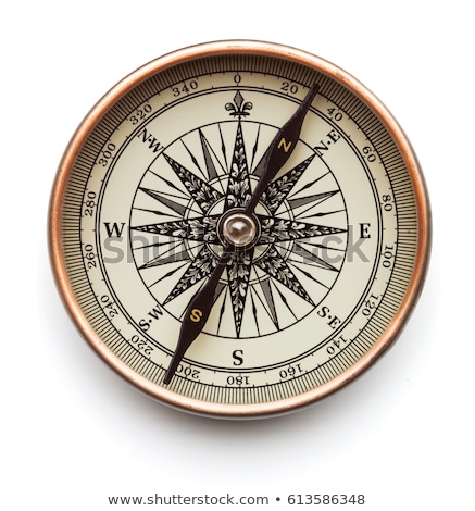 Foto stock: Isolated Compass