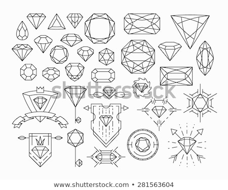 Foto stock: Royalty Diamond Vector Illustration