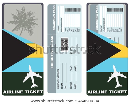 Stok fotoğraf: Ticket For Passenger Traveling To Bahamas