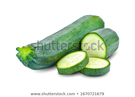 Stock fotó: Fresh Green Courgettes
