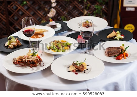 Foto stock: French Cuisine