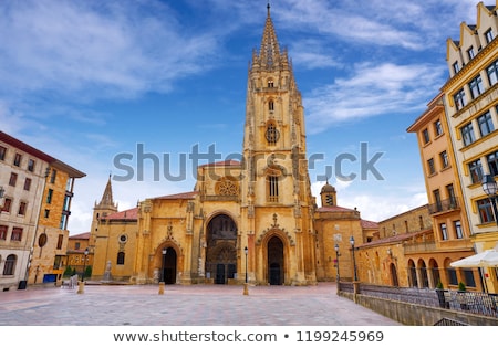 Сток-фото: Oviedo Cathedral In Asturias Spain