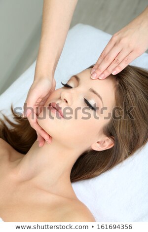 Stockfoto: Portrait Of A Young Woman At Cosmetician